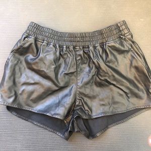 Leather Shorts